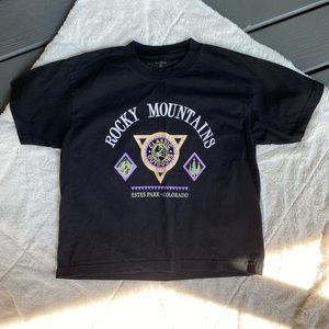 Indy Brand “Rocky Mountain” cropped Tee